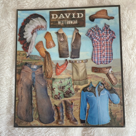 Vintage 1995 Caryco Magnets Westernwear for David Statue Magnet (not included) - Picture 1 of 7